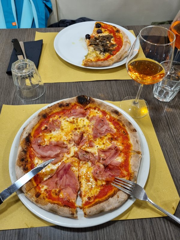 Pizza and Aperol